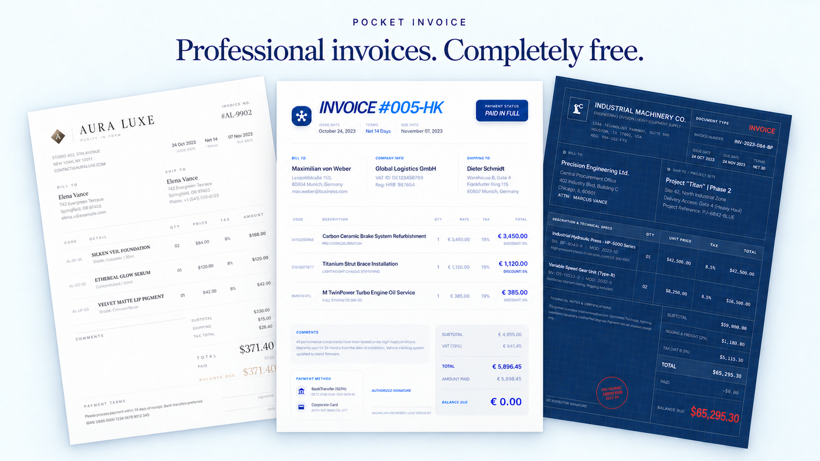 Pocket Invoice