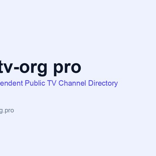 IPTV-Org logo