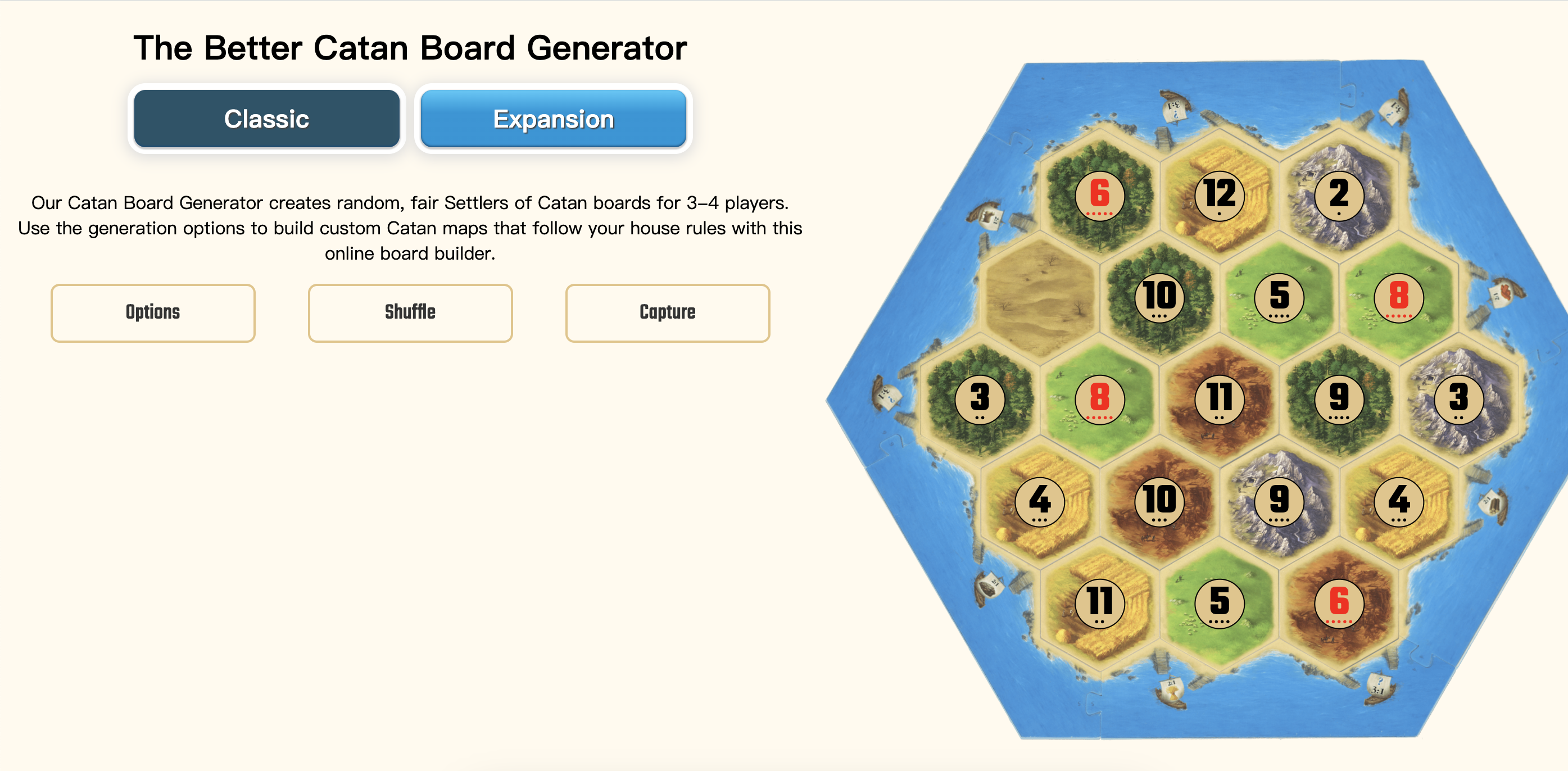  catan board generator