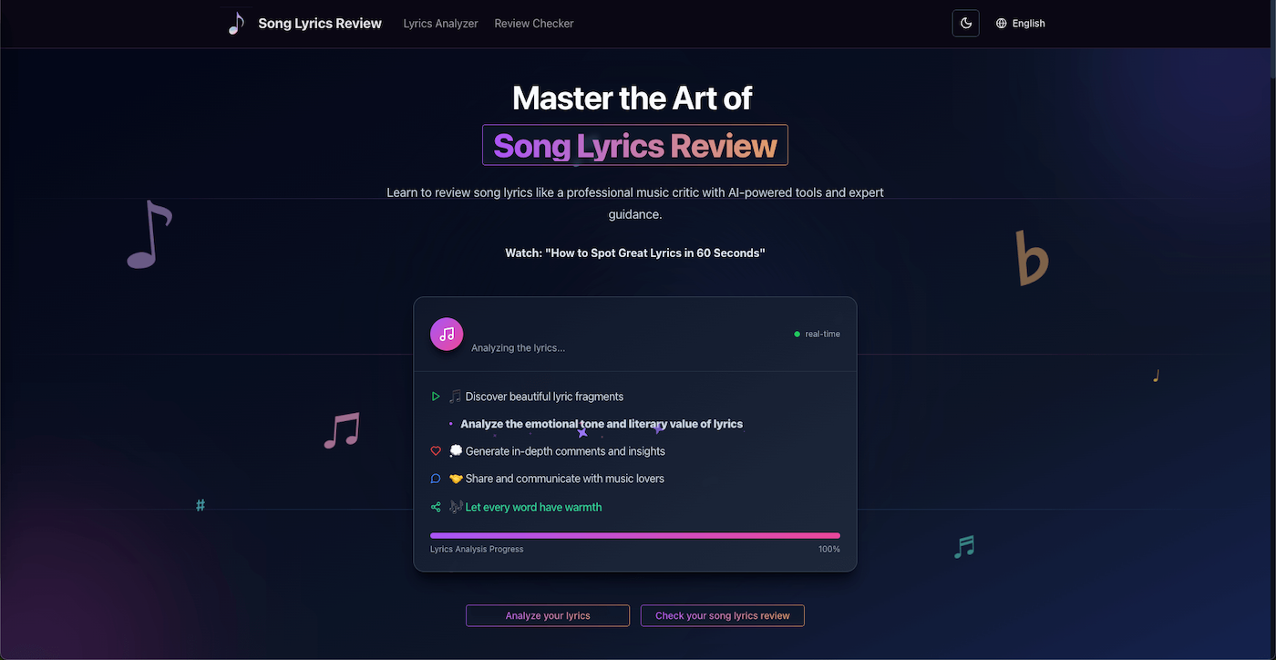 Song Lyrics Review