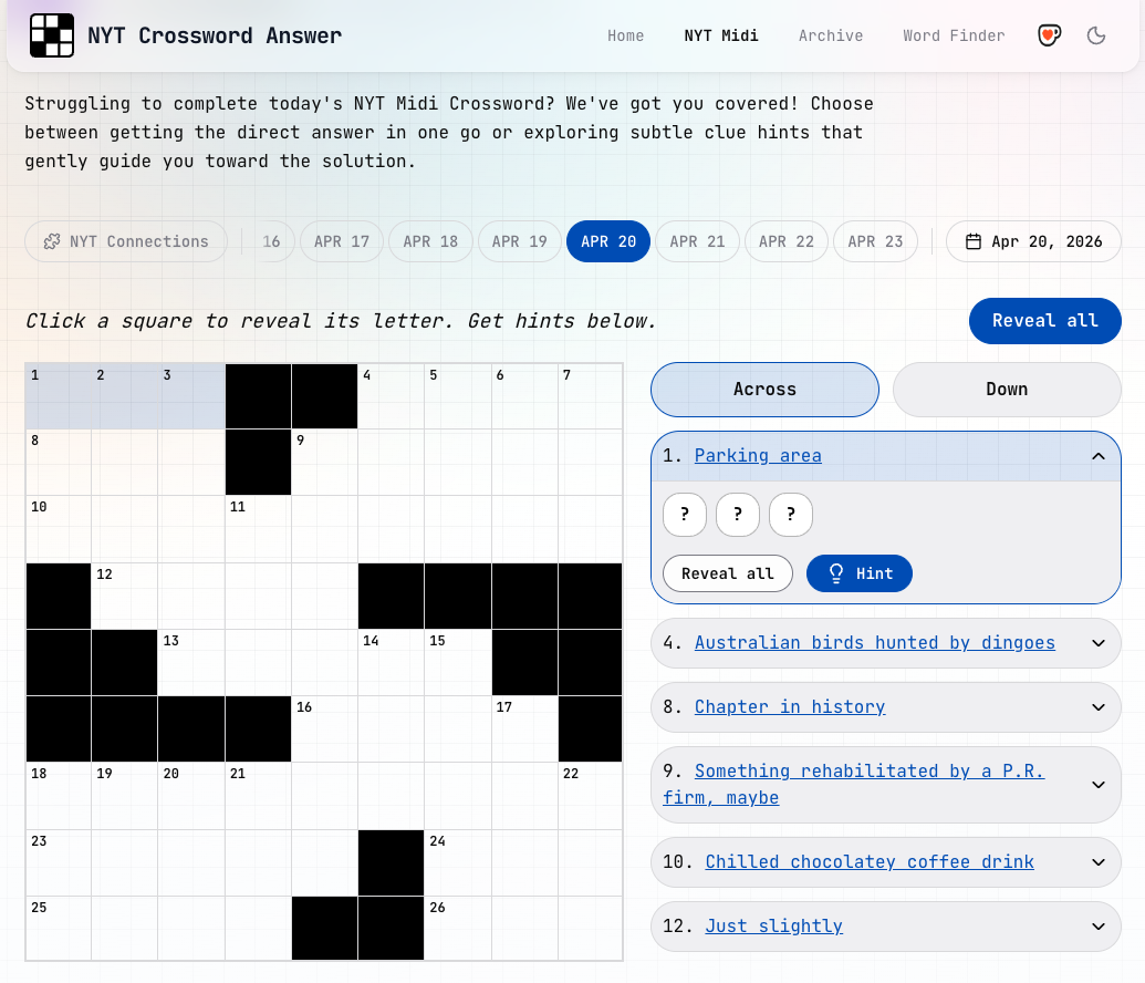 Crossword Answers Today
