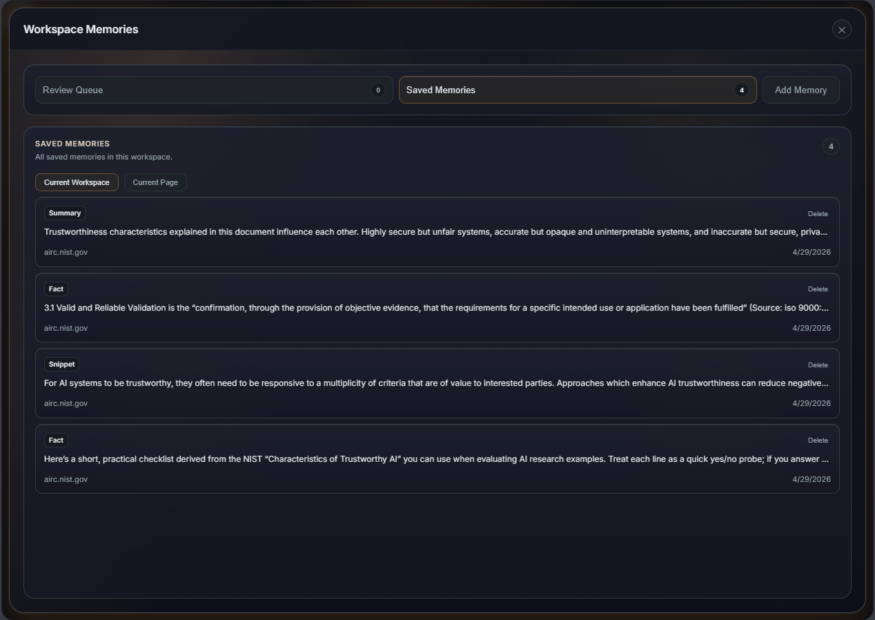 TabMate - Browser Research Assistant