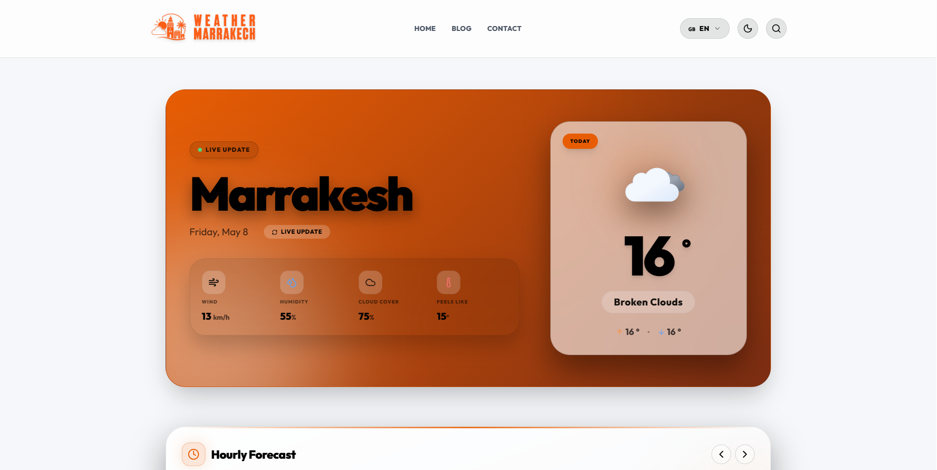 Weather Marrakech