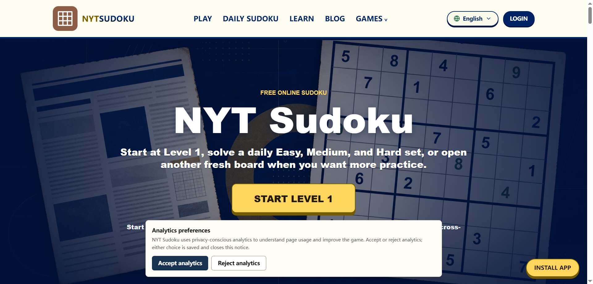 NYT Sudoku