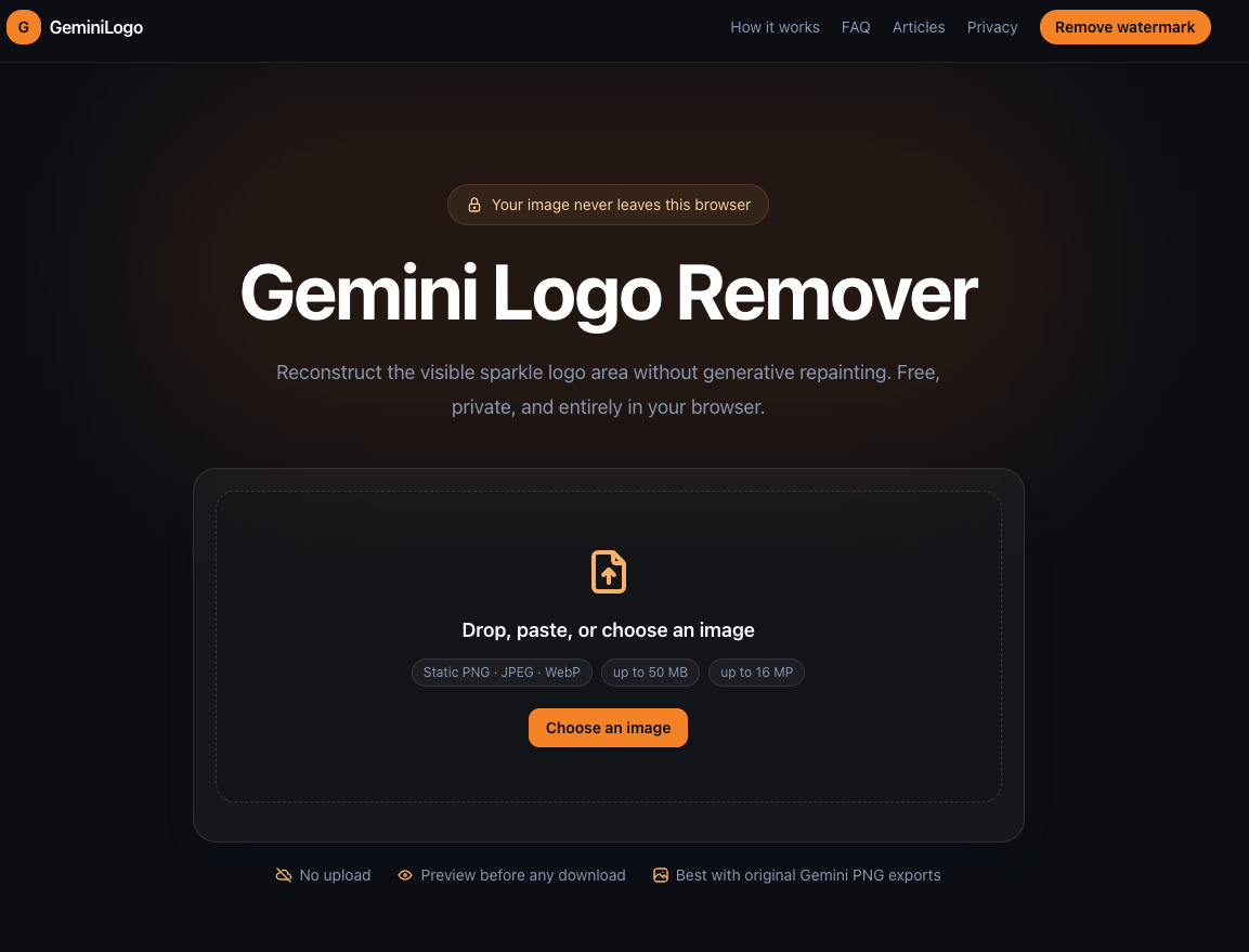 Gemini Logo Remover