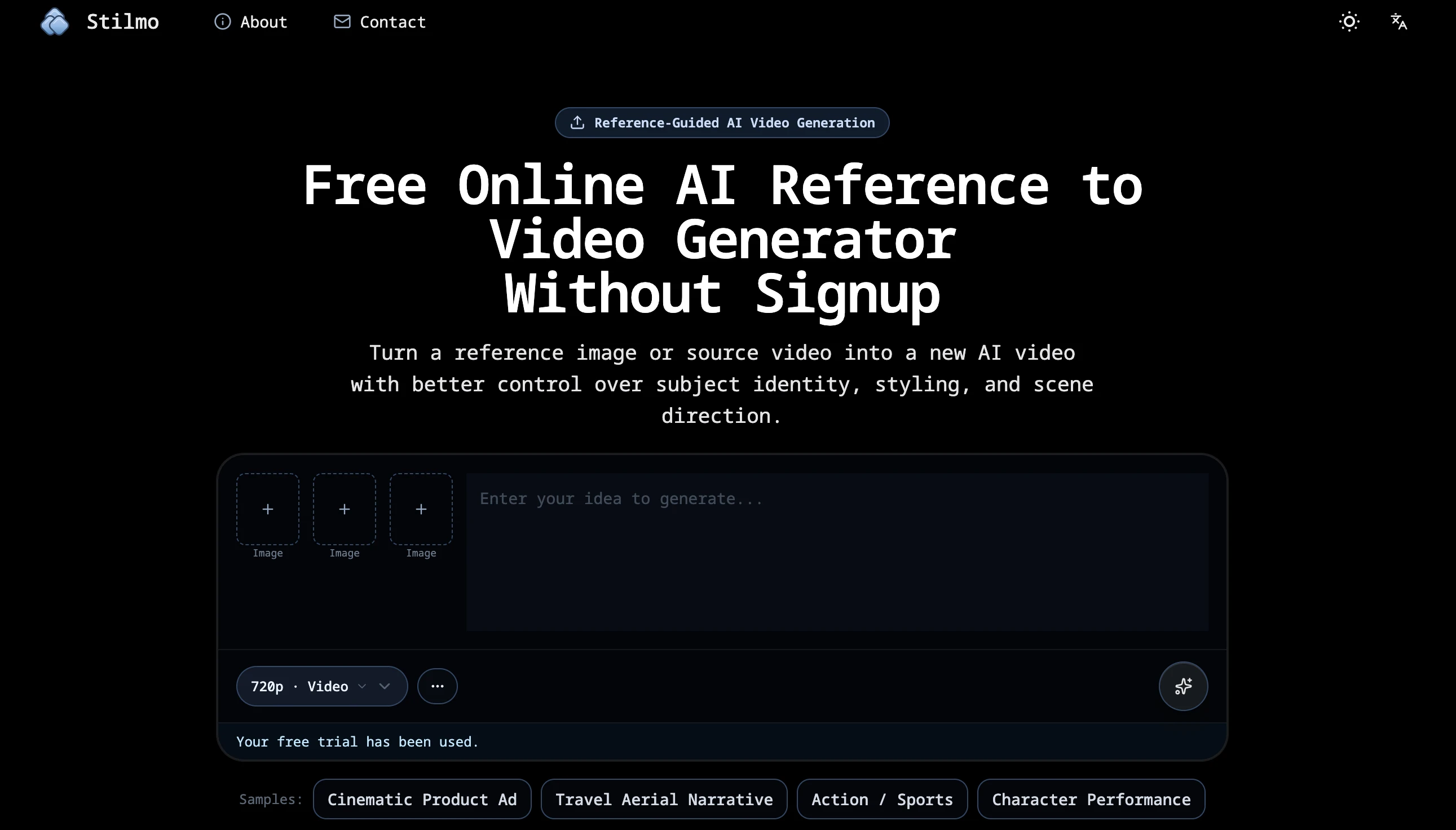 Stilmo | Reference to Video AI Generator