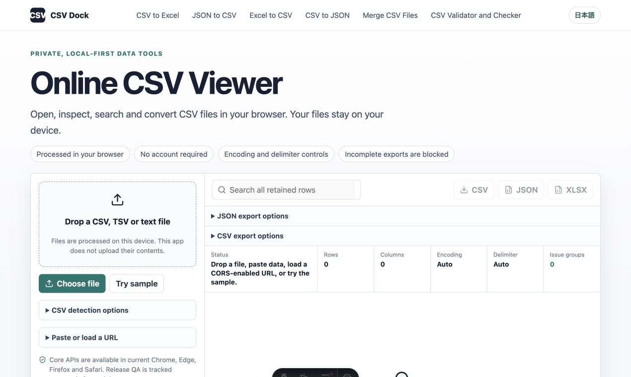 Csv Dock