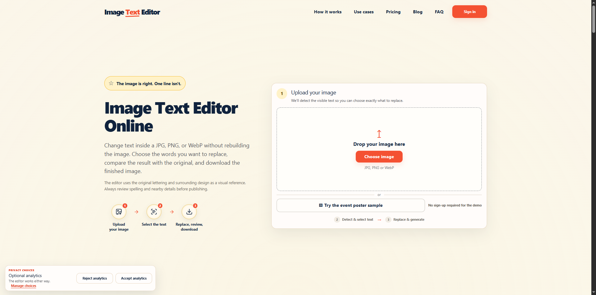 Image Text Editor