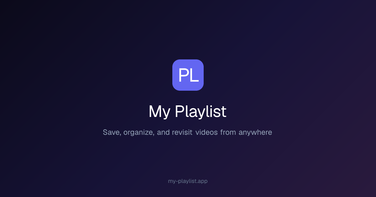 My Playlist
