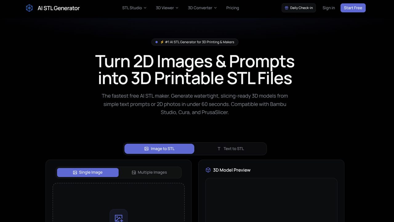 AI STL Generator