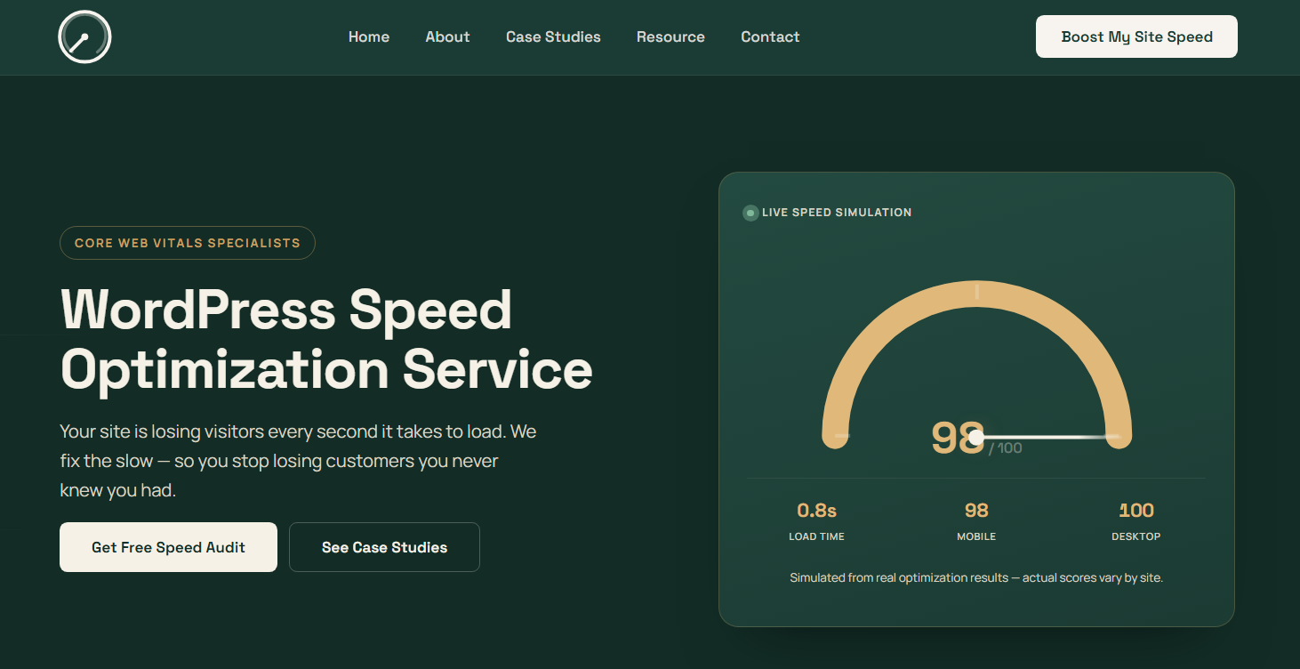 WordPress Speed Service