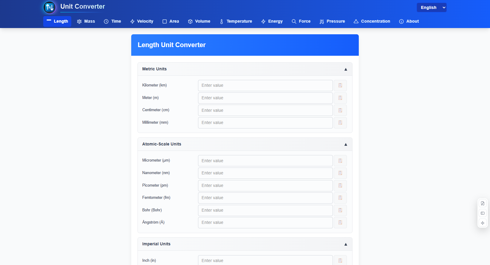 Unit Converter for Science