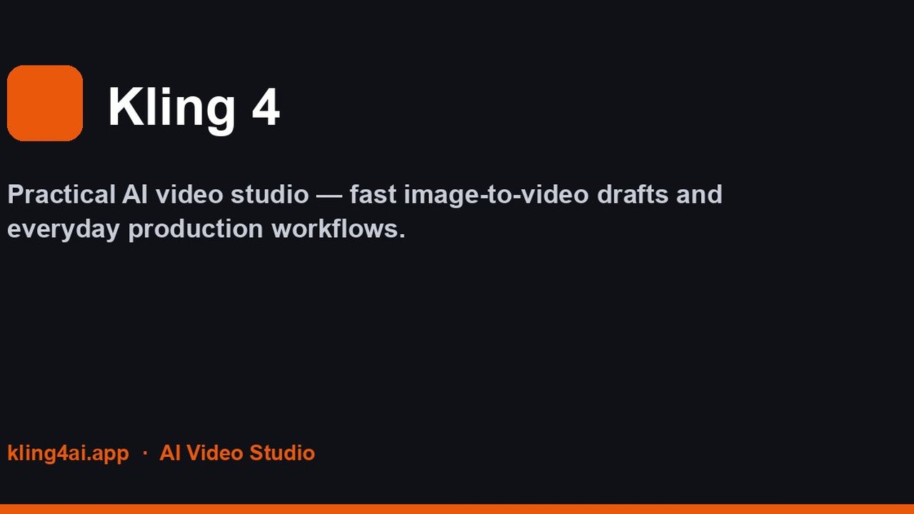Kling 4 AI