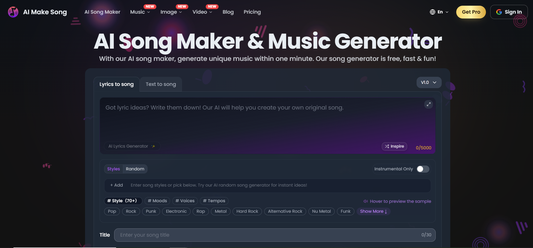 AI Make Song