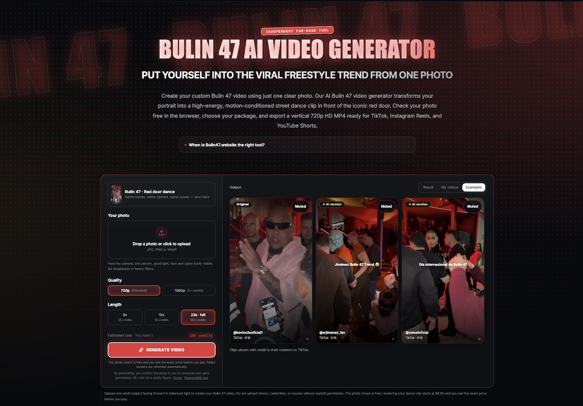 Bulin 47 AI Video Generator