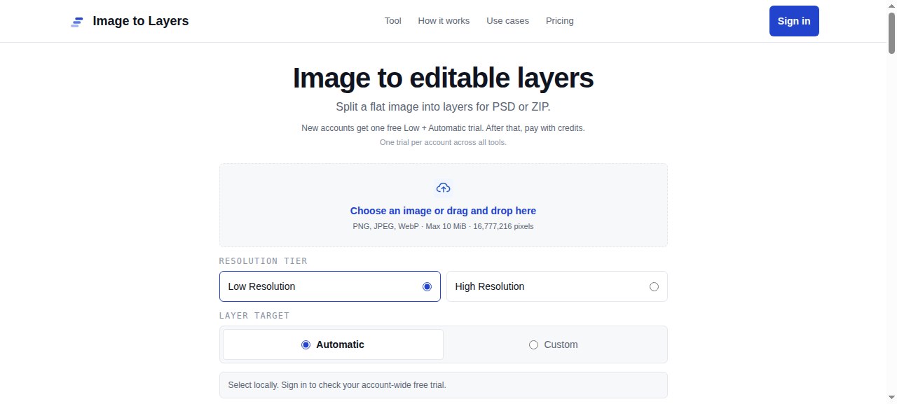Image to Layers