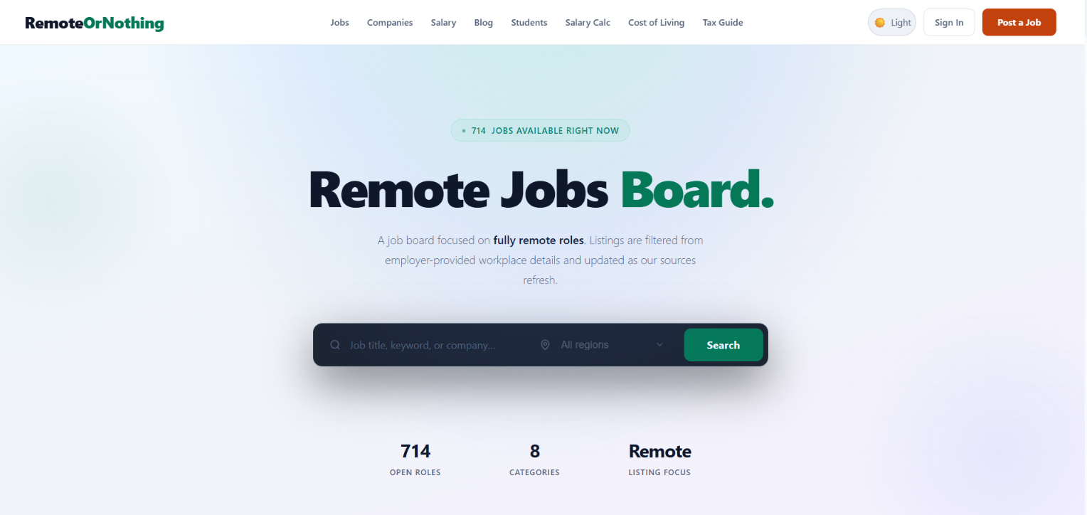 RemoteOrNothing