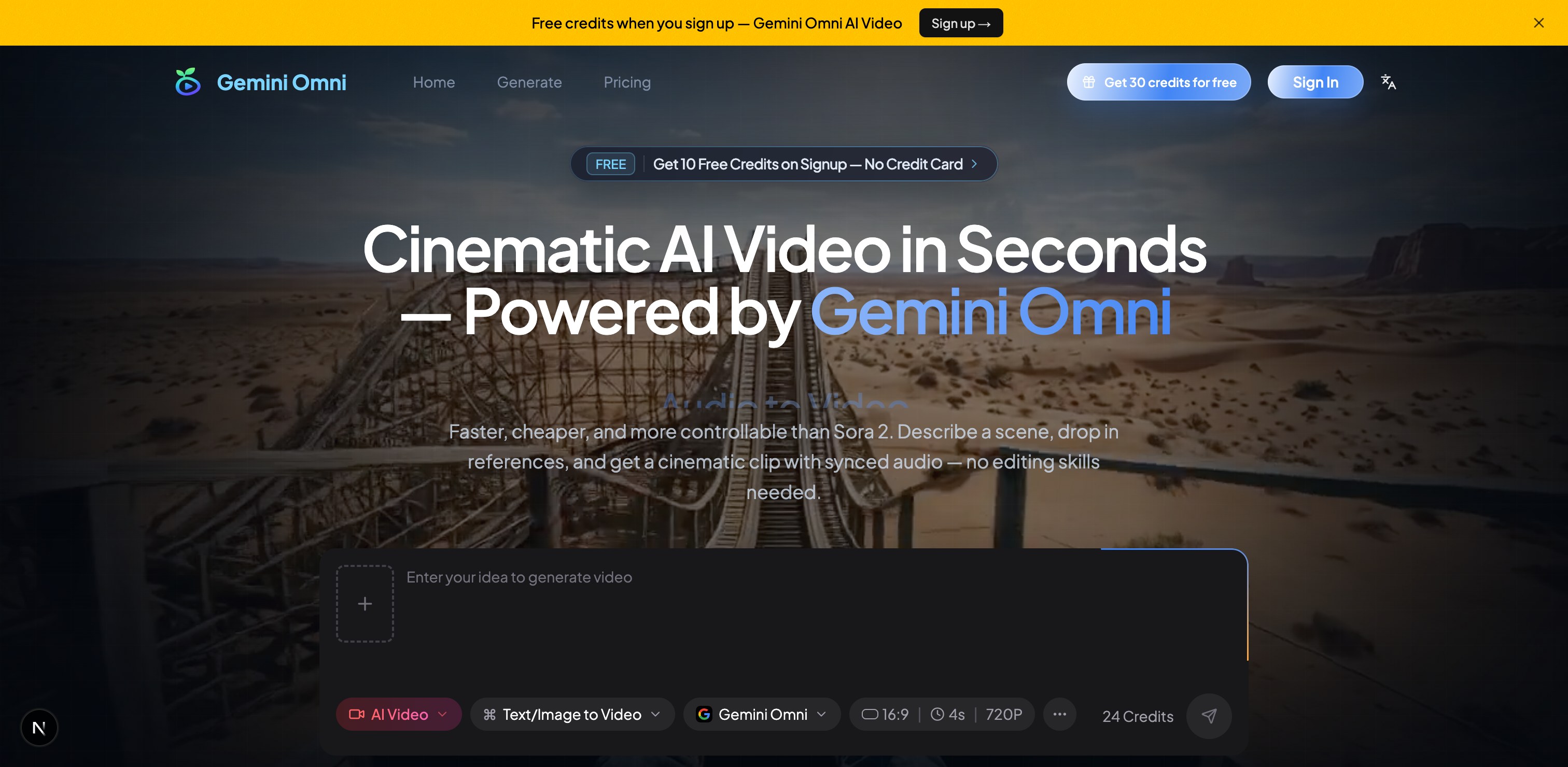 Gemini Omni AI Video Generator