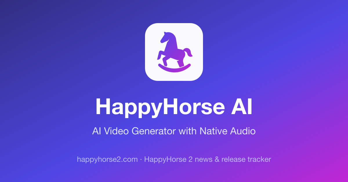 HappyHorse AI Video Generator preview