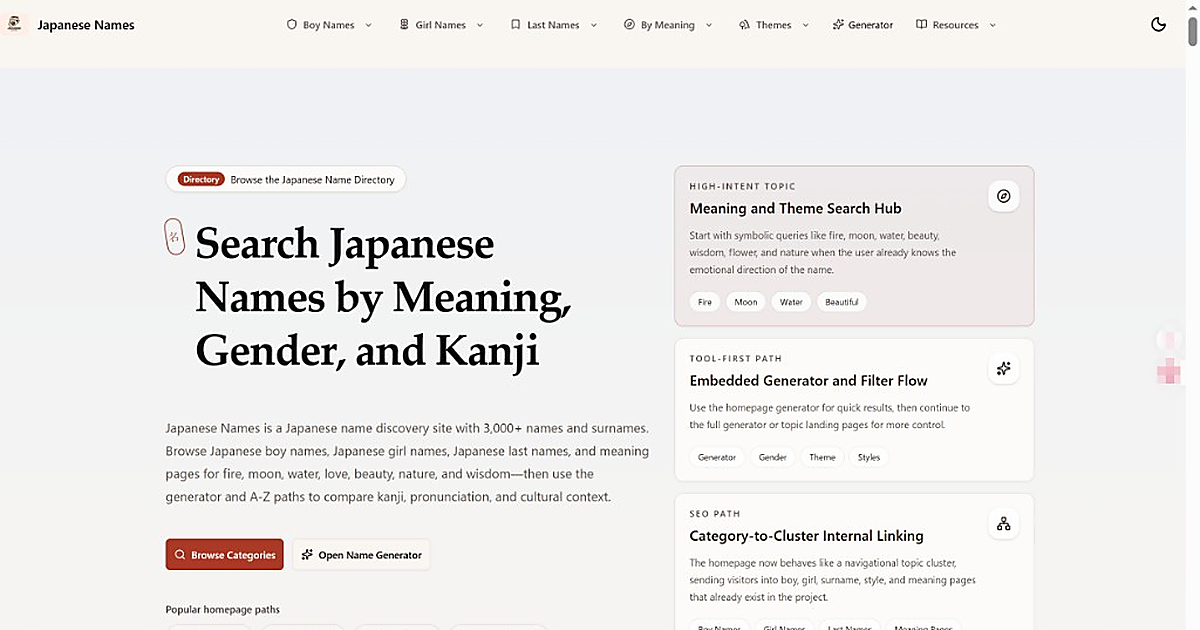 Japanese Names